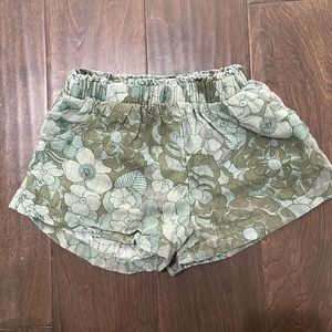 Cotton On Olive Floral Shorts